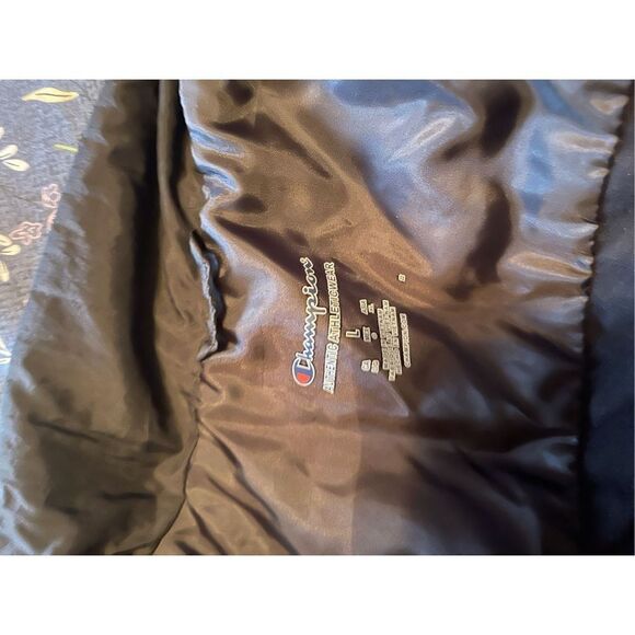 Champion Mens Black Eco Future Recycled Stretch Full-Zip Sweatshirt Large - Picture 8 of 13